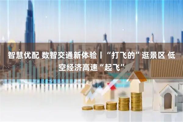 智慧优配 数智交通新体验丨“打飞的”逛景区 低空经济高速“起飞”